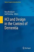 HCI and design in the context of dementia