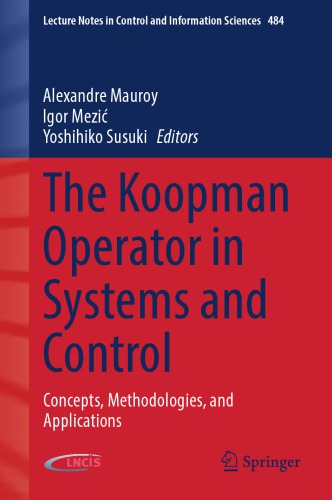 KOOPMAN OPERATOR IN SYSTEMS AND CONTROL : concepts, methodologies and.