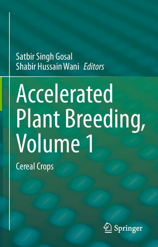 Accelerated Plant Breeding, Volume 1