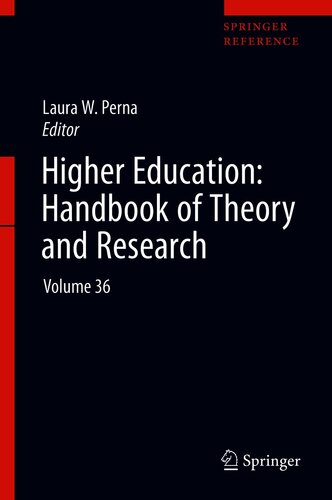 Higher education : handbook of theory and research. Volume 36