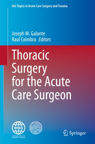 Thoracic surgery for the acute care surgeon