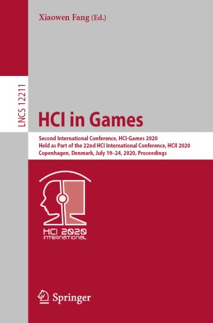 HCI in Games : Second International Conference, HCI-Games 2020, Held as Part of the 22nd HCI International Conference, HCII 2020, Copenhagen, Denmark, July 19-24, 2020, Proceedings