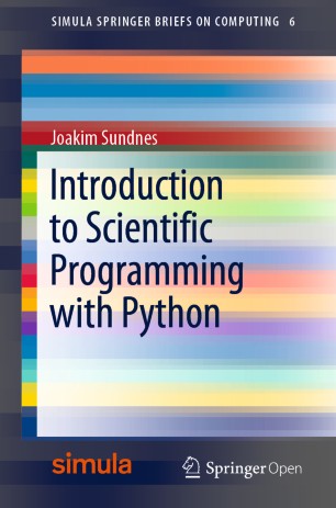 Introduction to scientific programming with Python