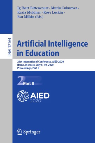 Artificial Intelligence in Education : 21st International Conference, AIED 2020, Ifrane, Morocco, July 6-10, 2020, Proceedings