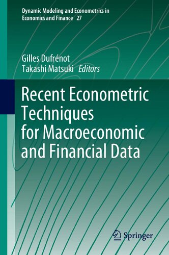 Recent econometric techniques for macroeconomic and financial data