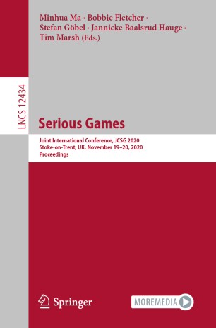 Serious Games Joint International Conference, JCSG 2020, Stoke-on-Trent, UK, November 19-20, 2020, Proceedings