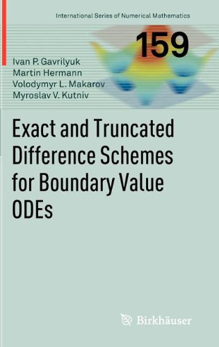 Exact and Truncated Difference Schemes for Boundary Value Odes