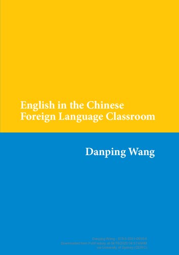 English in the Chinese Foreign Language Classroom