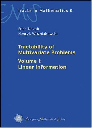 Tractability of Multivariate Problems, V.1