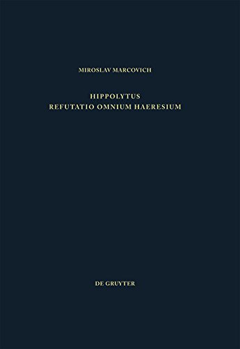 Hoppolytus Refutatio Omnium Haeresium