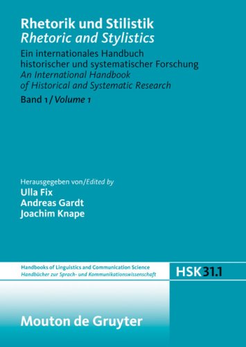 Rhetorik Und Stilistik / Rhetoric and Stylistics. Halbband 1