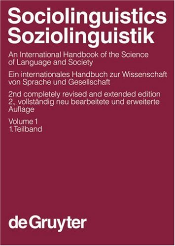 Sociolinguistics/Soziolinguistik