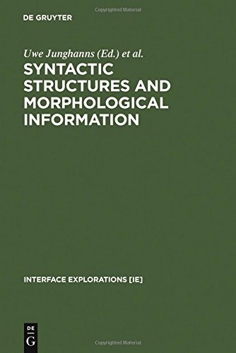 Syntactic Structures and Morphological Information