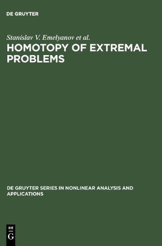 Homotopy of Extremal Problems