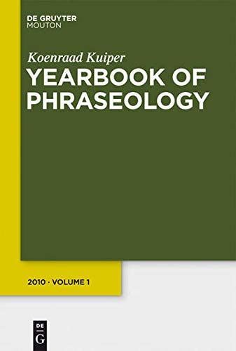 Yearbook of Phraseology. 2010, Volume 1