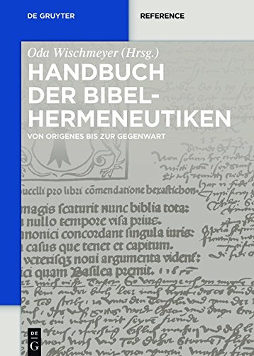 Handbuch Der Bibelhermeneutiken