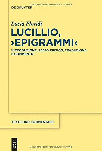 Lucillio, &quot;epigrammi&quot;