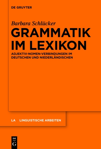 Grammatik Im Lexikon