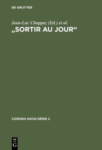 &quot;sortir Au Jour&quot;