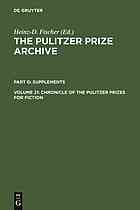 Chronicle of the Pulitzer Prizes for Fiction
