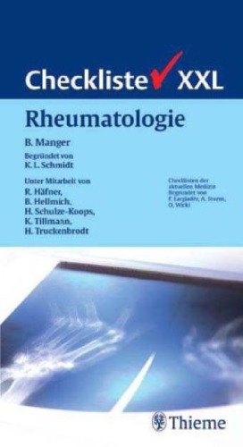 Checkliste XXL Rheumatologie 94 Tabellen