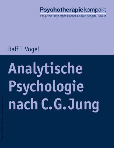 Analytische Psychologie Nach C. G. Jung