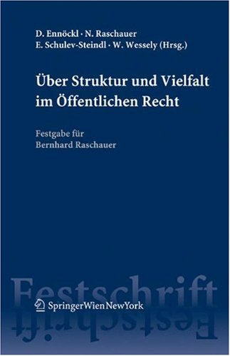 Ber Struktur Und Vielfalt Im Ffentlichen Recht