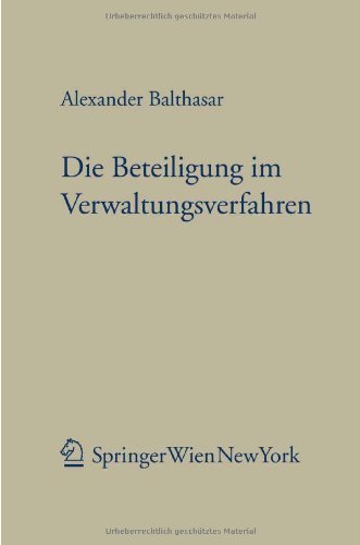 Die Beteiligung Im Verwaltungsverfahren