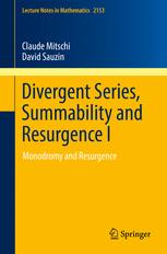 Divergent series, summability and resurgence. I : monodromy and resurgence