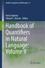 Handbook of Quantifiers in Natural Language.