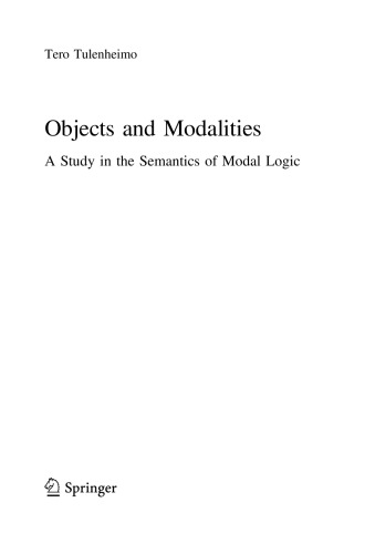 Objects and Modalities