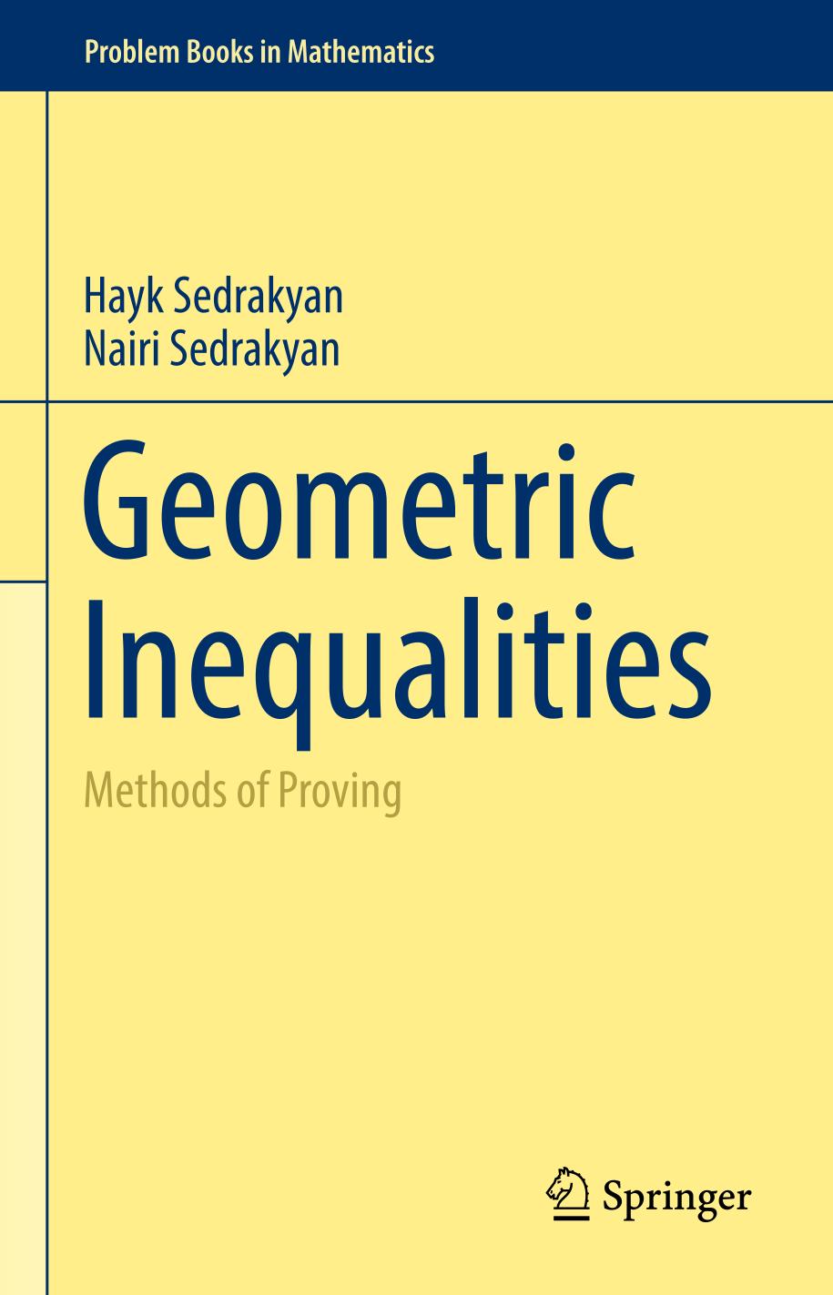 Geometric inequalities : methods of proving