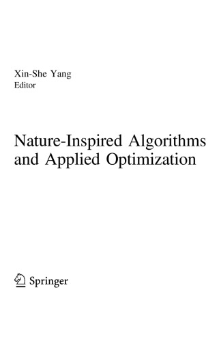 Nature-Inspired Algorithms and Applied Optimization