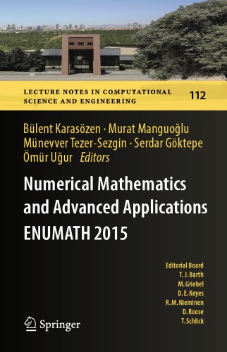 Numerical Mathematics and Advanced Applications ENUMATH 2015.