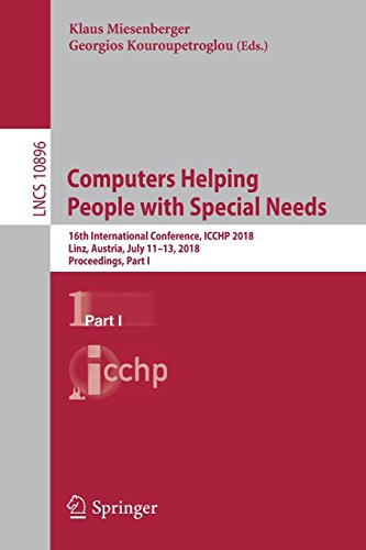 Computers helping people with special needs : 16th International Conference, ICCHP 2018, Linz, Austria, July 11-13, 2018, Proceedings. Part I