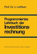 Programmiertes Lehrbuch der Investitionsrechnung