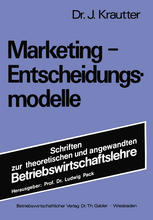 Marketing-Entscheidungsmodelle