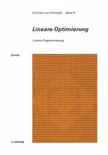 Lineare Optimierung : Lineare Programmierung