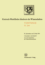 Aus der Geschichte der Nachrichtentechnik : 24. Jahresfeier am 22. Mai 1974