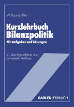 Kurzlehrbuch Bilanzpolitik