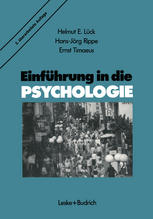 Einführung in die Psychologie