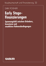 Early stage-finanzierungen : spannungsfeld zwischen grndern, investoren und staatlichen ...