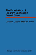 The Foundations of Program Verification