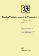 Die Britische Europapolitik Zwischen Imperialem Mandat und Innerer Reform 1856-1876