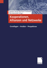 Kooperationen, Allianzen und Netzwerke Grundlagen -- Ansätze -- Perspektiven