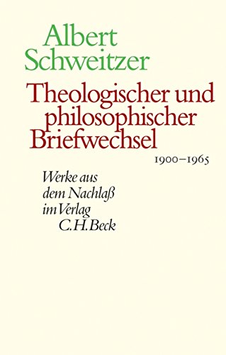 Theologischer und philosophischer Briefwechsel 1900-1965.