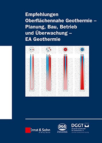 Empfehlungen Oberflächennahe Geothermie : Planung, Bau, Betrieb und Überwachung - EA Geothermie.