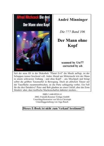 Die Drei ???. Der Mann ohne Kopf (Die drei Fragezeichen, #104).