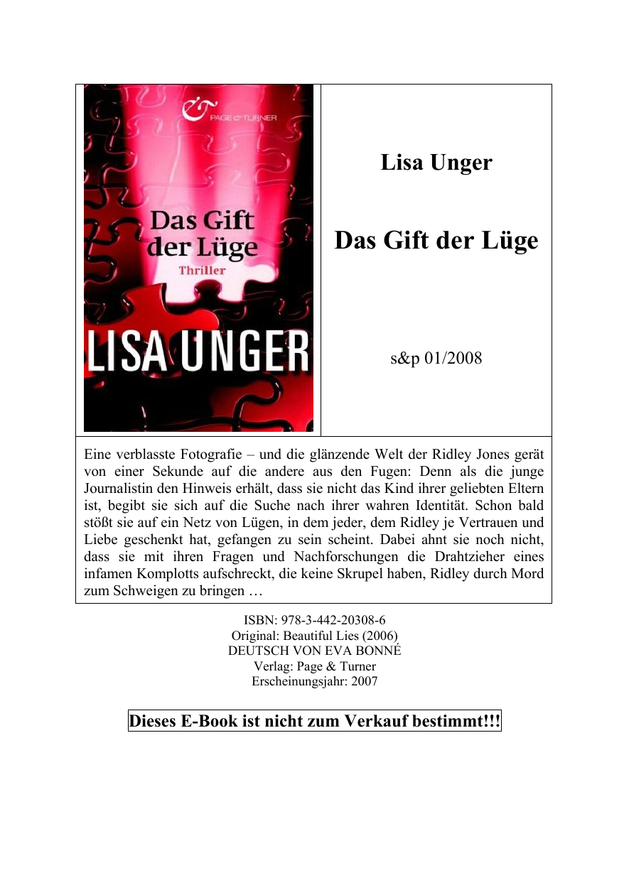 Das Gift der Lüge