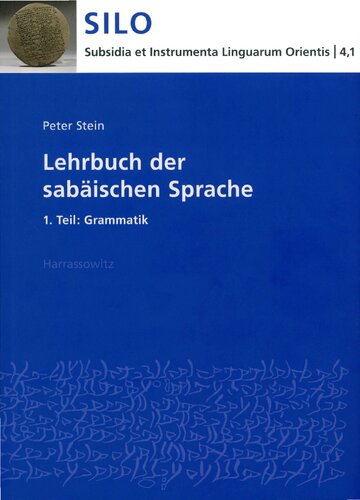 Lehrbuch Der Sabaischen Sprache